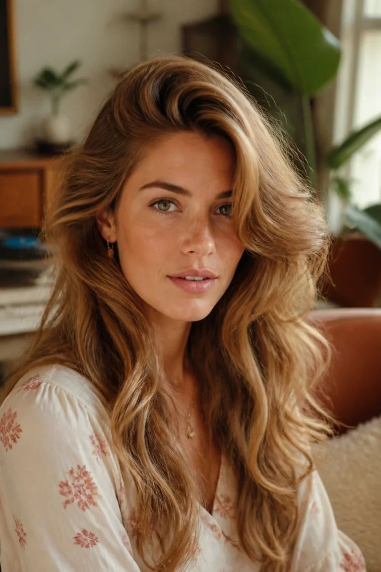 25 1970s Long Hairstyles for Wavy Hair