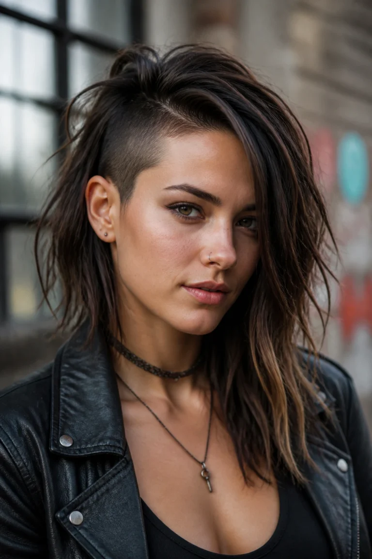 25 Shoulder Length Punk Haircuts for an Edgy Bold Look
