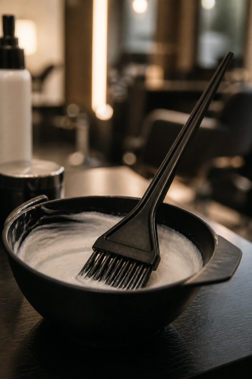 Single professional babylights tool on salon counter
