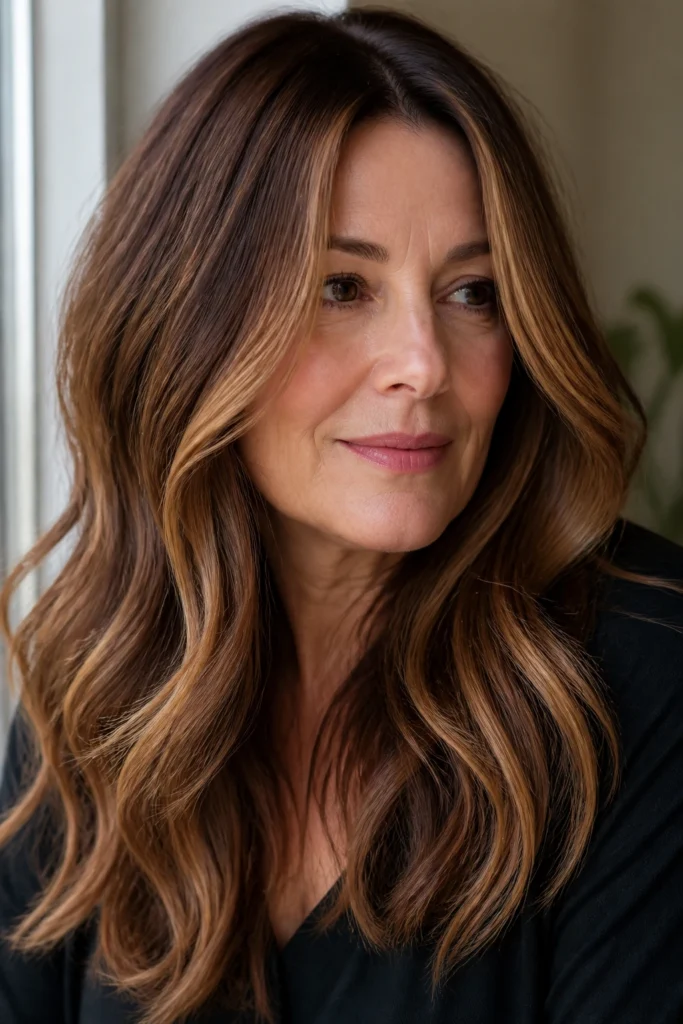 19 Chestnut Brown Hair Color Ideas for Older Women