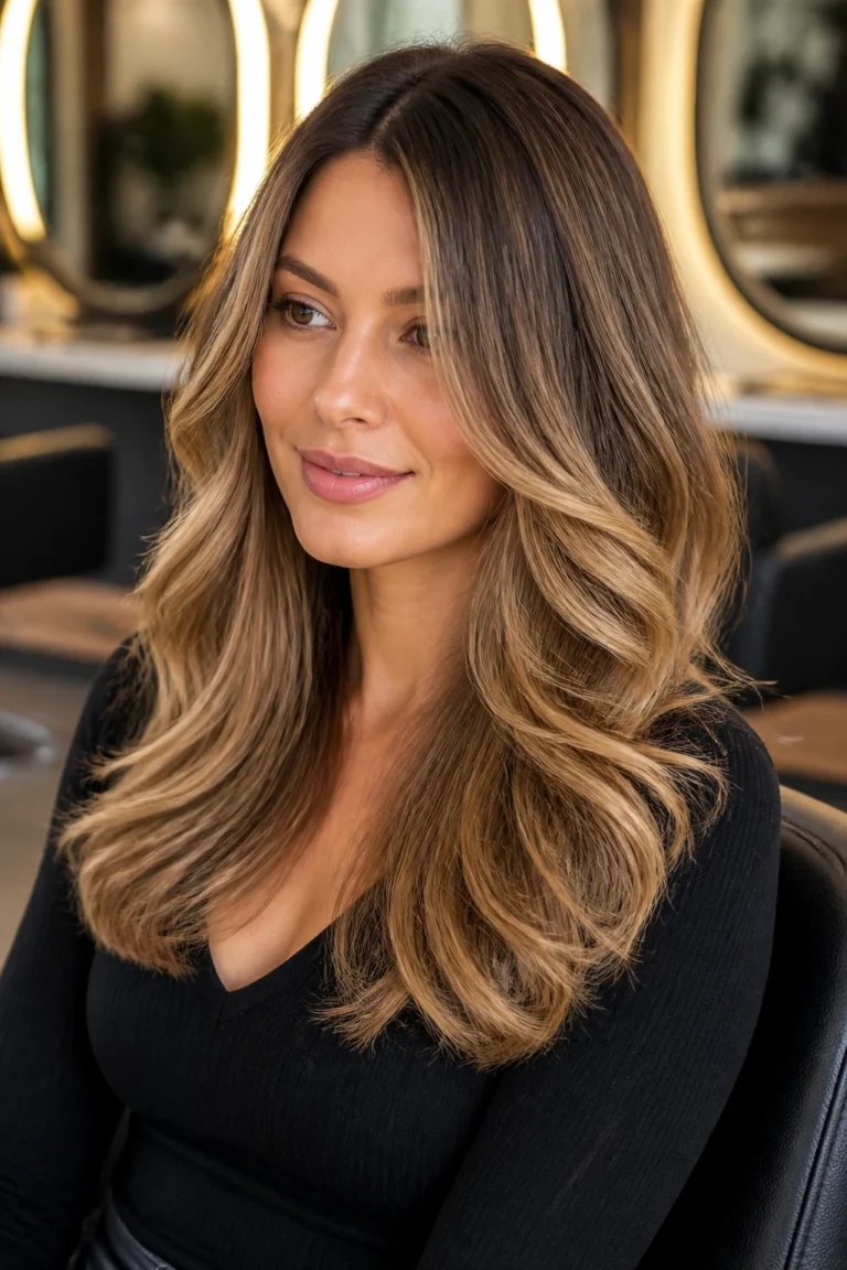 25 Layered Haircuts With Balayage for Soft Dimensional Color