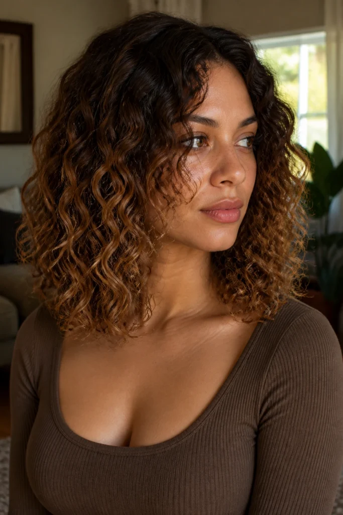 25 Caramel Hair Color Ideas for Curly Hair