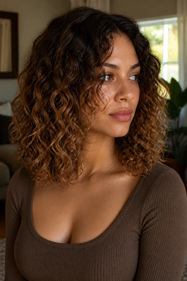 25 Caramel Hair Color Ideas for Curly Hair