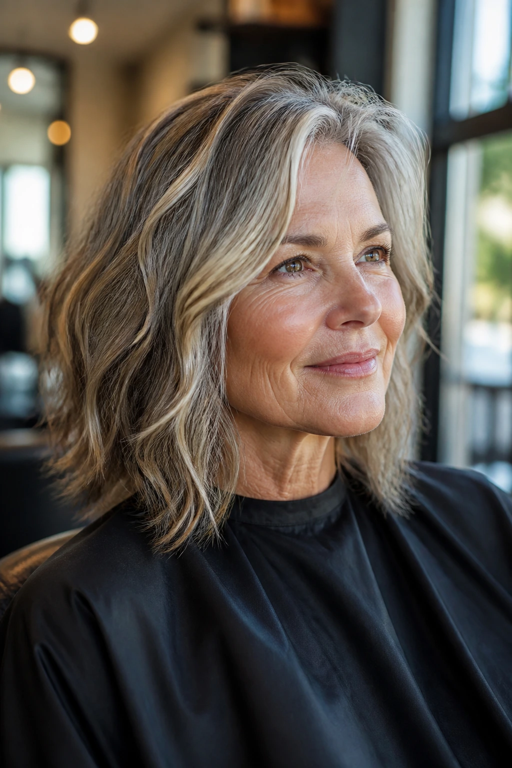 Portrait showing multi-tone highlights and lowlights for variation