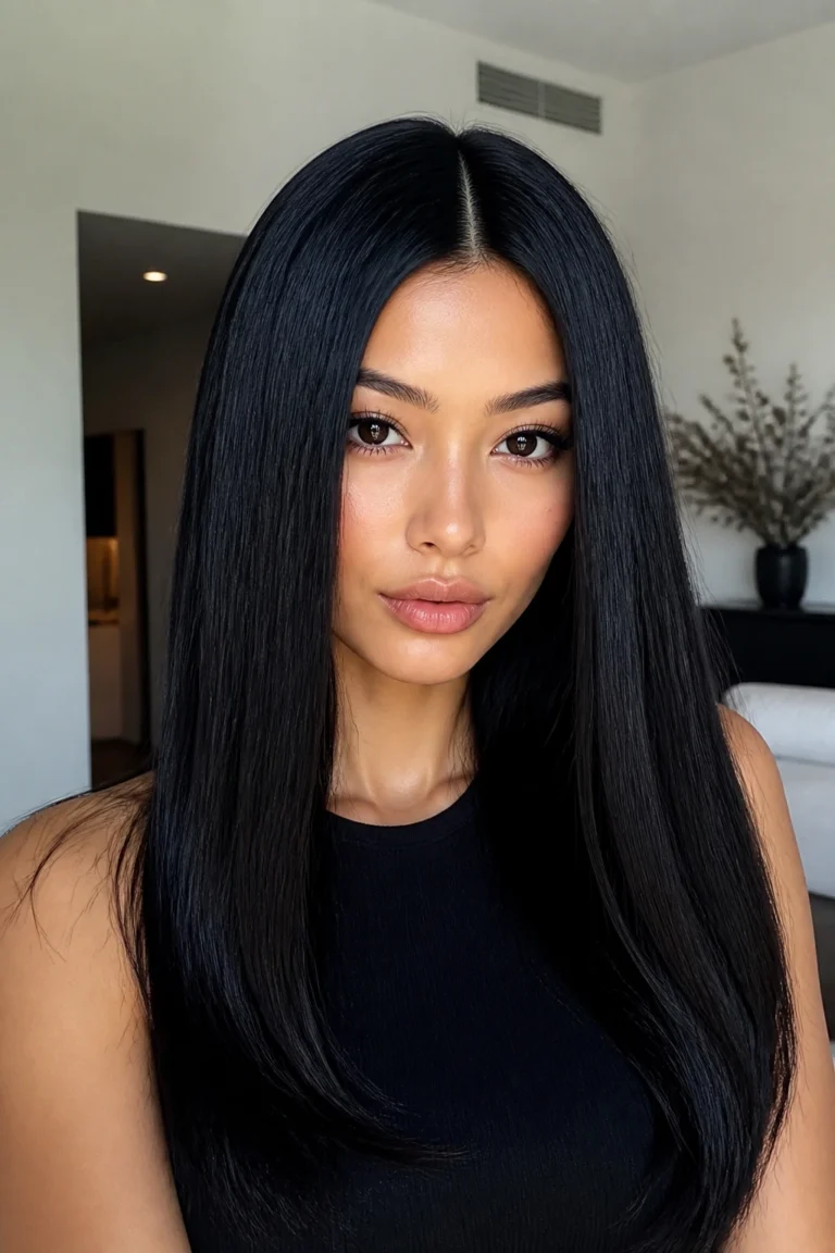 22 Black Hair Color Ideas for Straight Hair