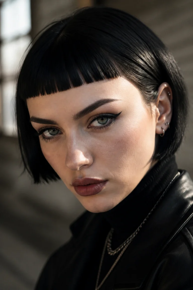 35 Vamp Bangs for Short Goth Hair