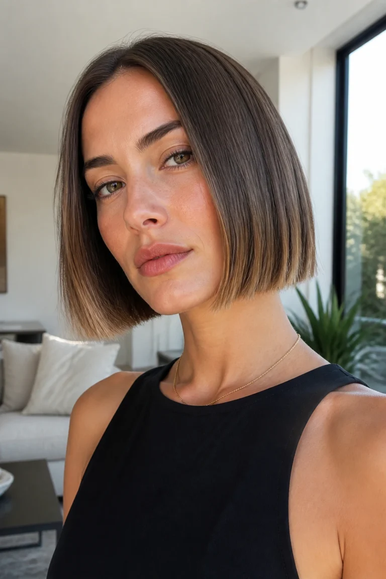 16 Straight Choppy Bob Haircuts for a Sharp Look