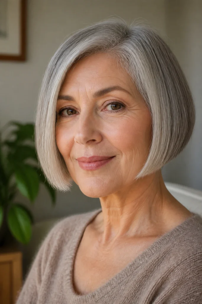 27 Older Women Hairstyles for Gray Hair