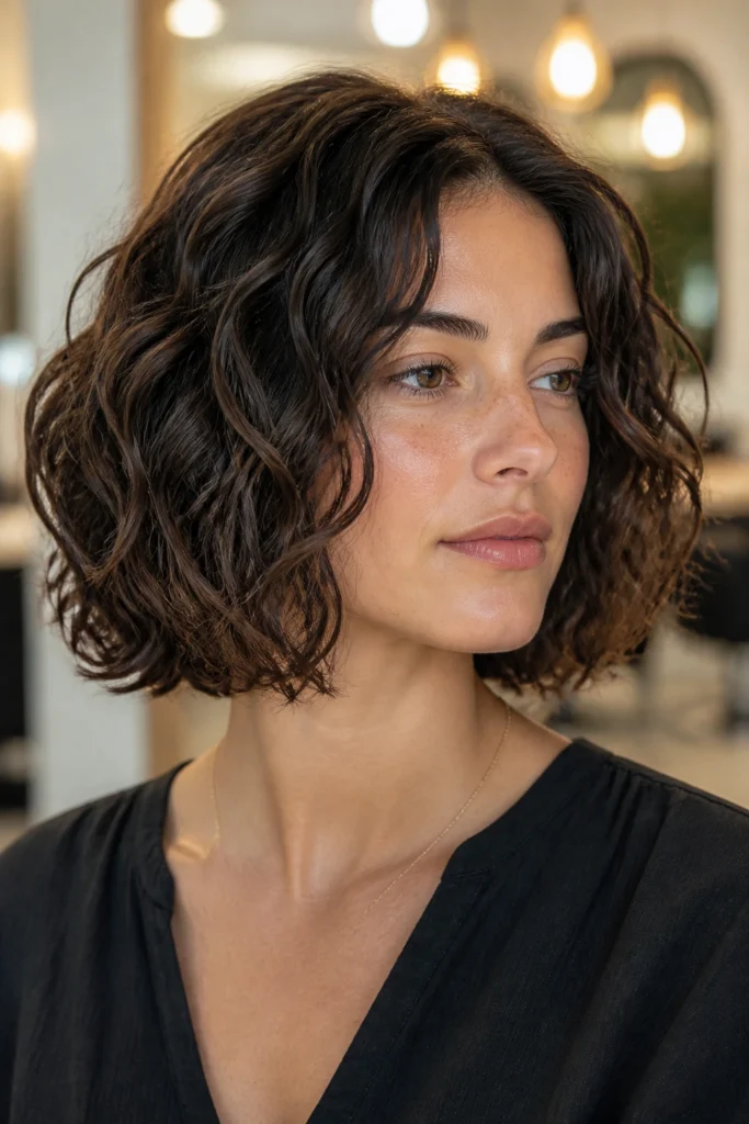 20 Curly Lob Haircuts for Natural Bounce