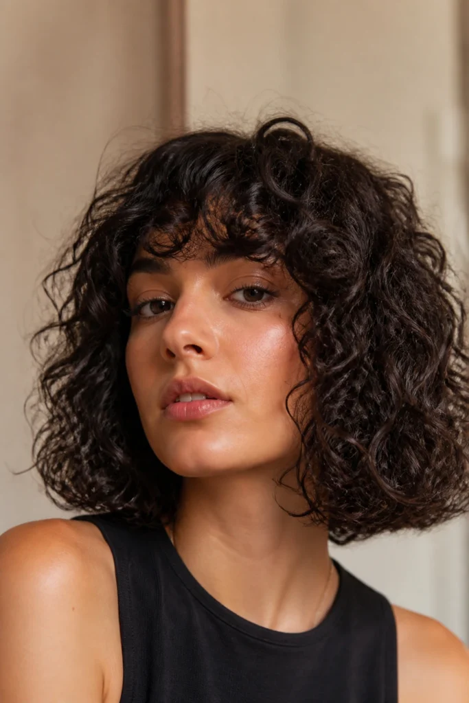 22 Lob Haircuts for Curly Hair