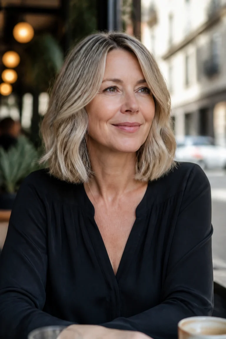 17 Medium Length Hairstyles for Women Over 50