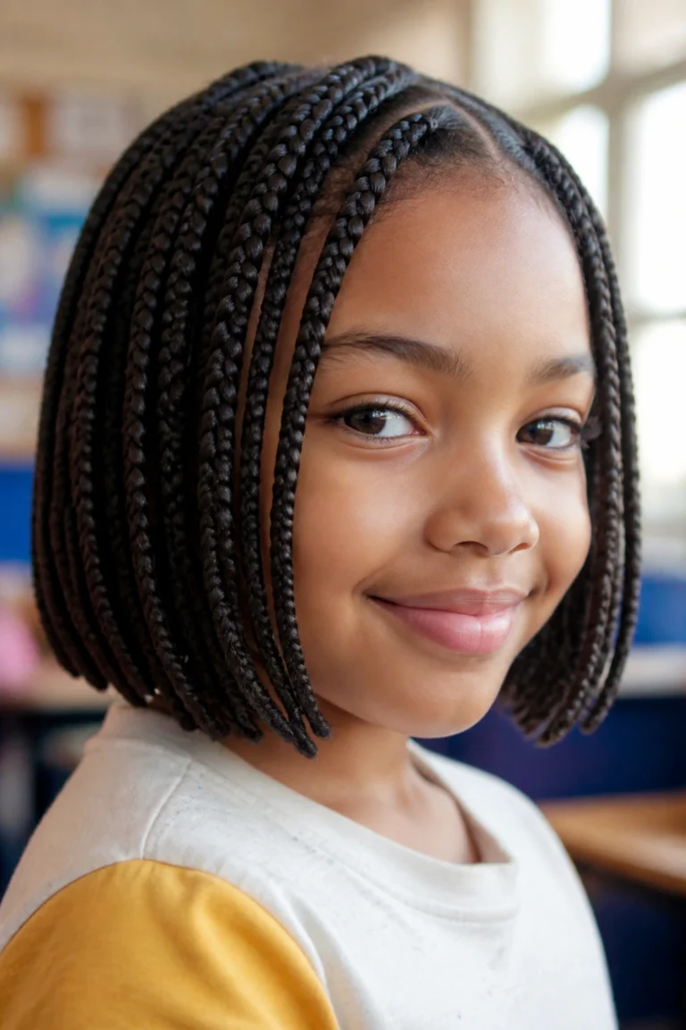 23 Box Braid Styles for Kids