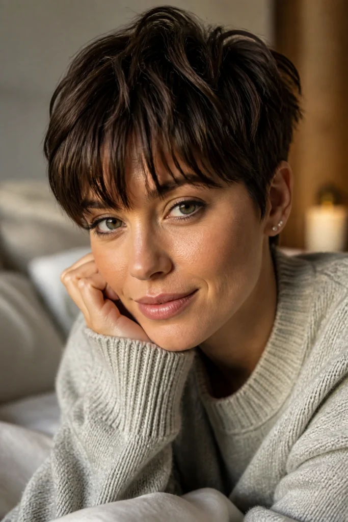 18 Pixie Cuts With Bangs