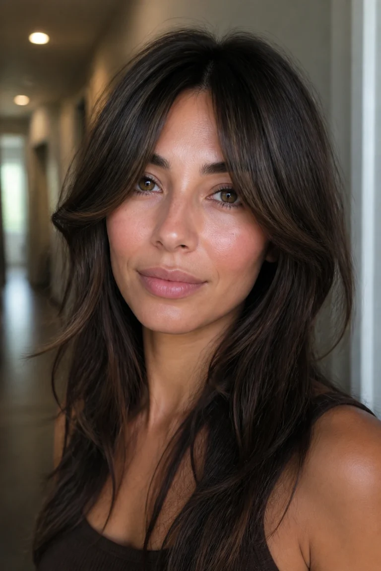 20 Parted Bangs for a Soft Face Frame