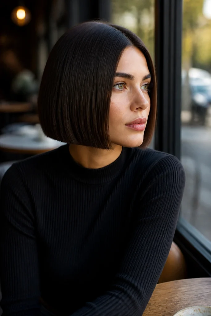 18 Short Straight Hairstyles for Sleek Polish
