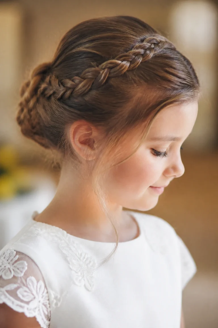 30 Sweet Communion Hairstyles for Girls