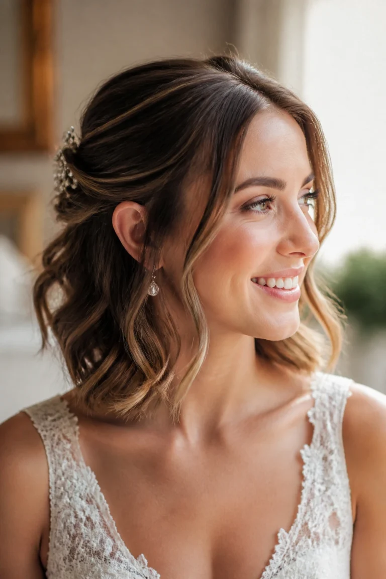 20 Wedding Hairstyles for Medium Length Hair