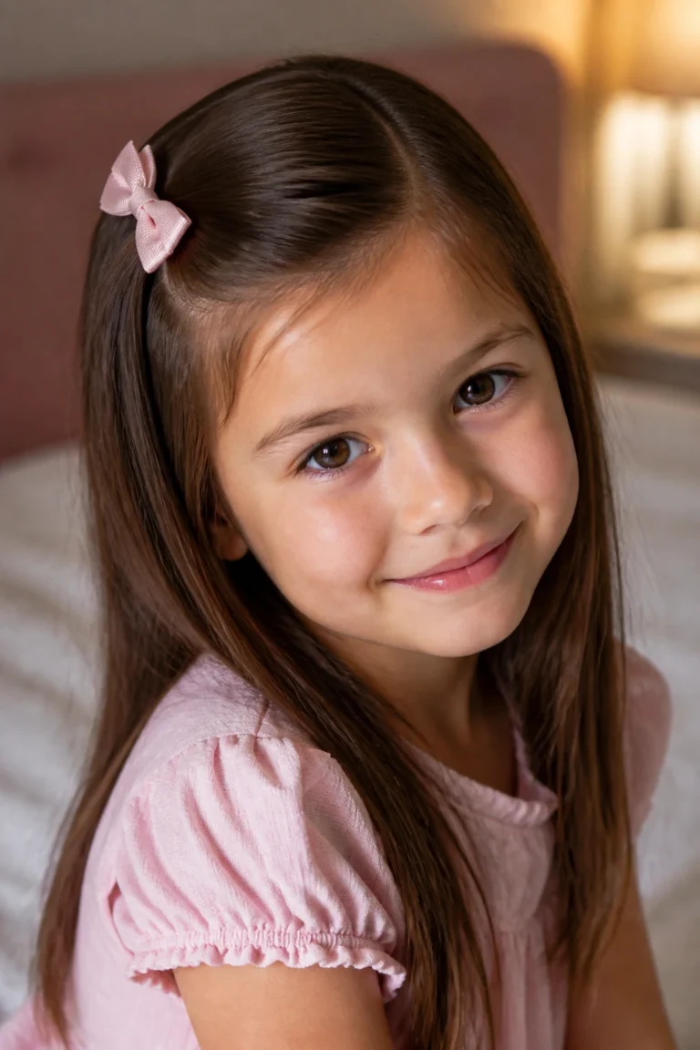 30 Brunette Hair Looks for Little Girls