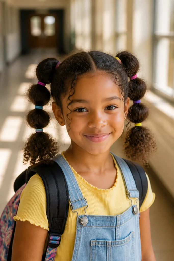 21 Curly Hairstyles for Little Girls and Medium Length Hair