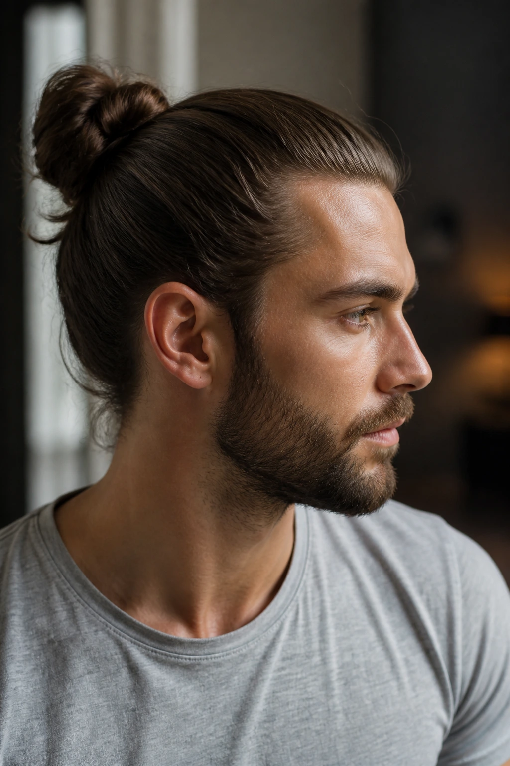 Close-up of a bun with subtle tweaks in shape and sides