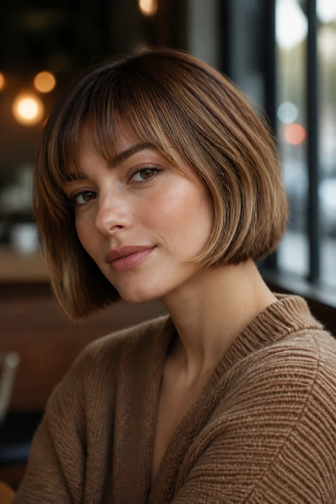 20 Brunette Bob Haircuts for Rich Warm Tones