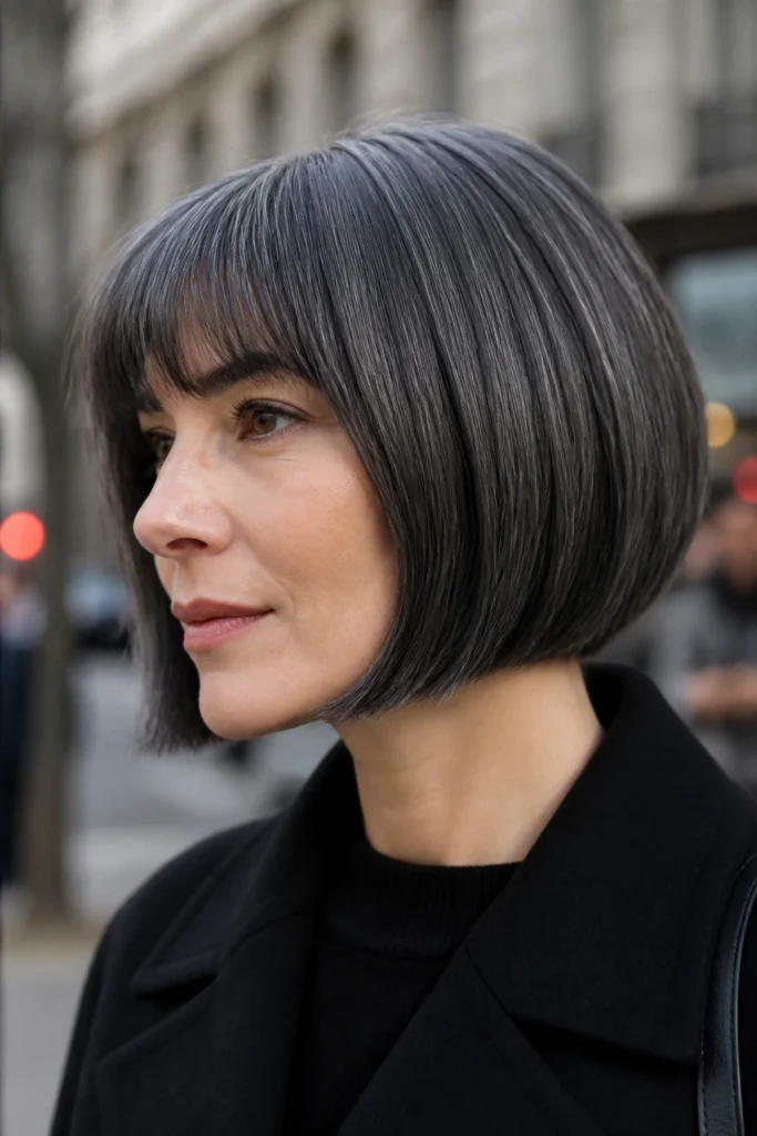 22 Short Gray Hair Color Ideas