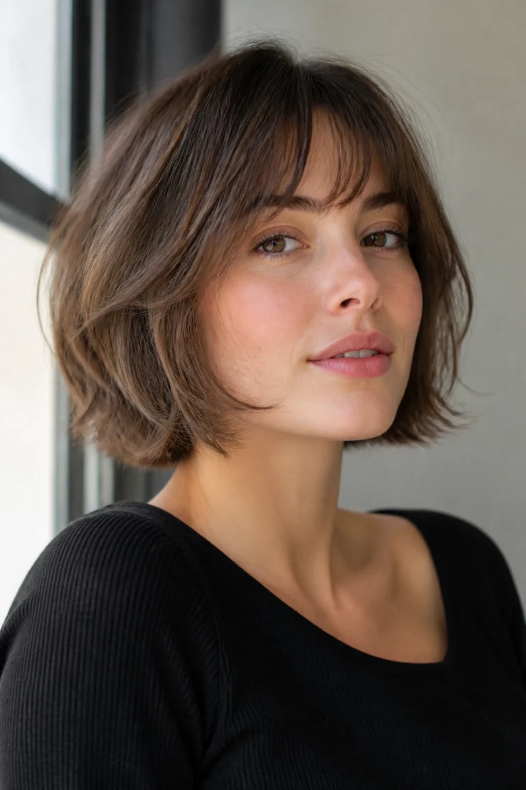 35 Short Butterfly Haircuts With Wispy Bangs