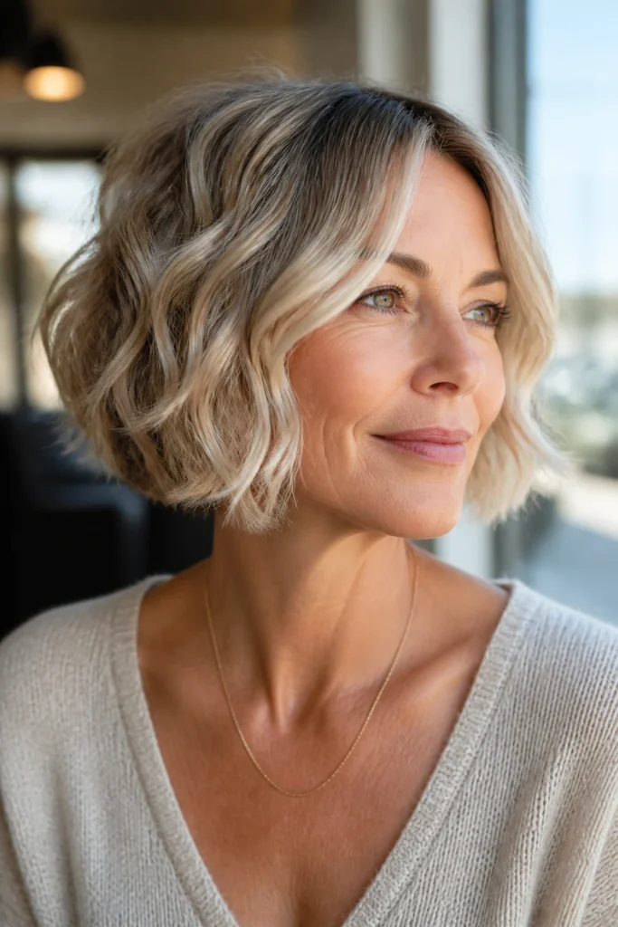 19 Wavy Hairstyles for Women Over 50