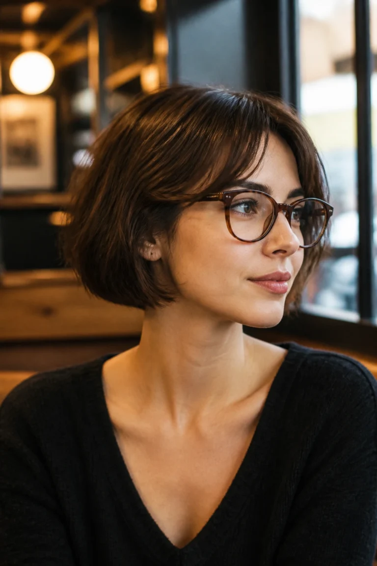 20 Hairstyles for Women Who Wear Glasses