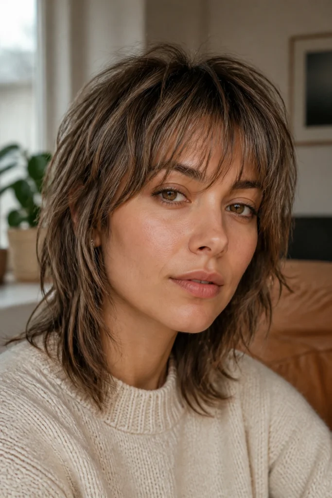 18 Layered Haircuts With Wispy Bangs