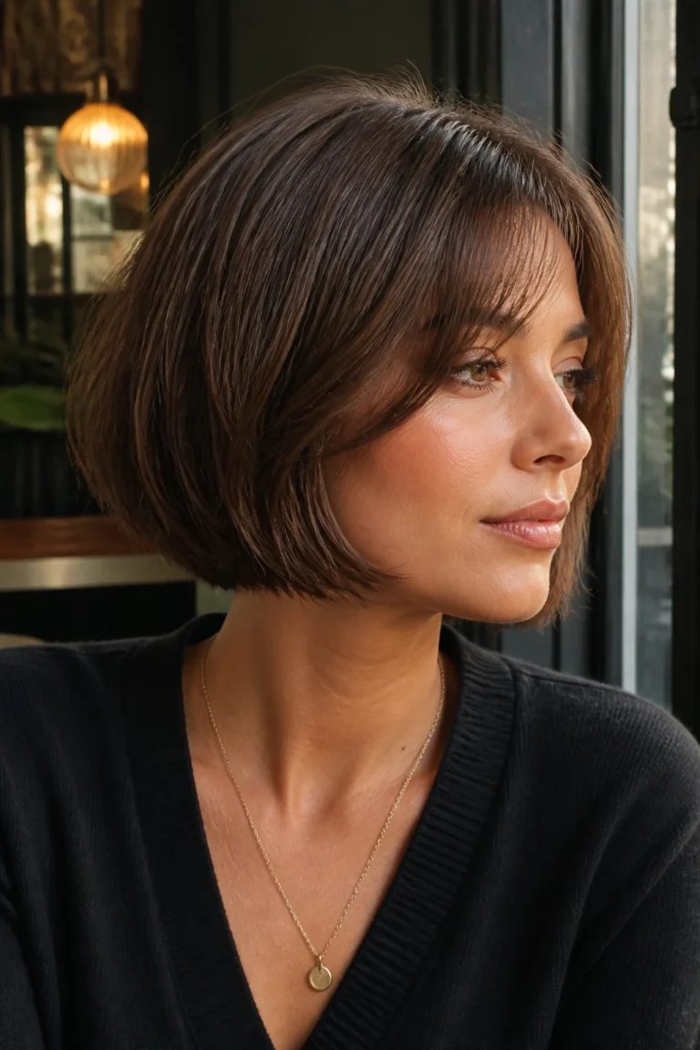 22 Brown Textured Bob Haircuts for Rich Warm Tones