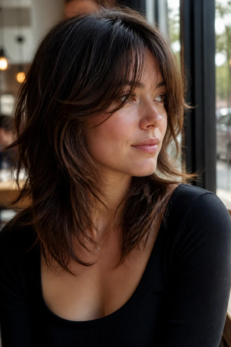 32 Shag Haircuts for Round Faces