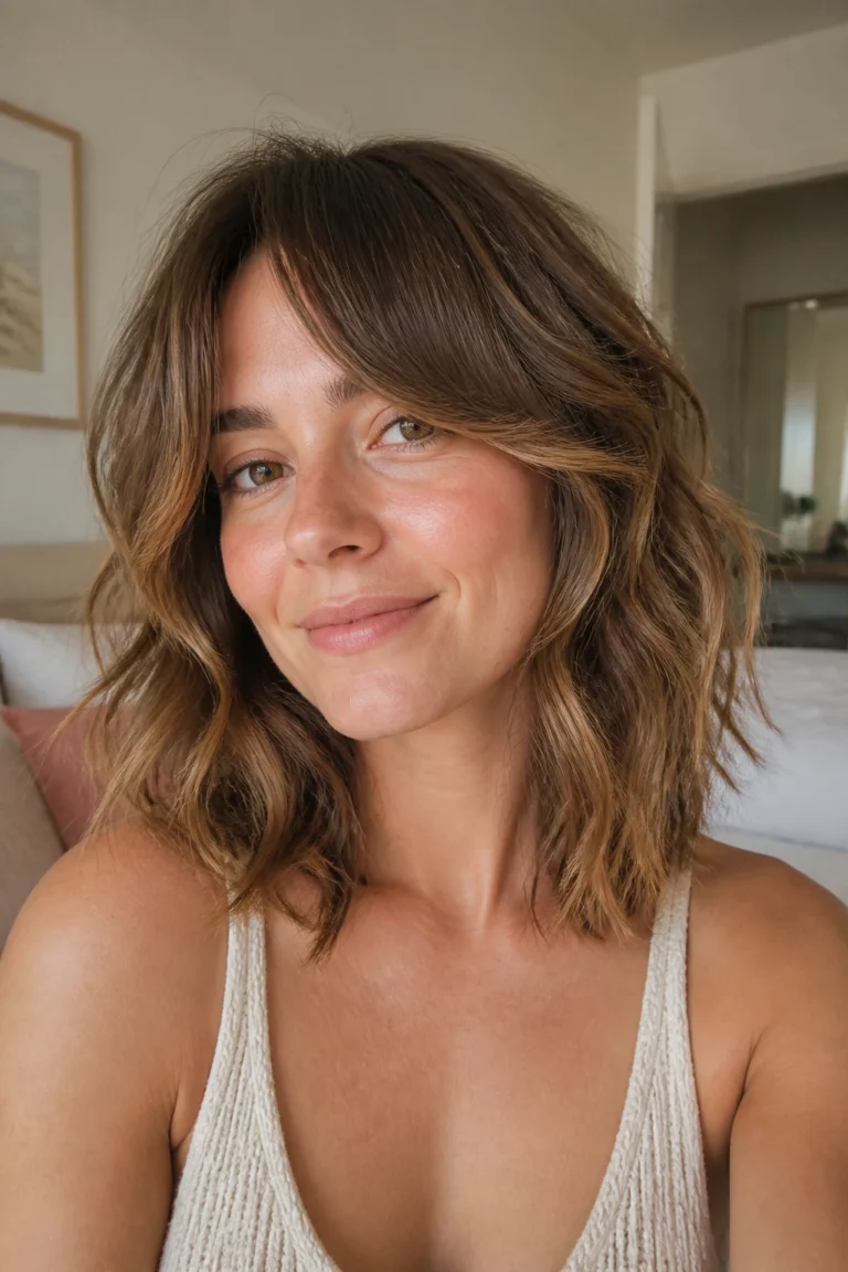 18 Wavy Layered Haircuts for Soft Texture