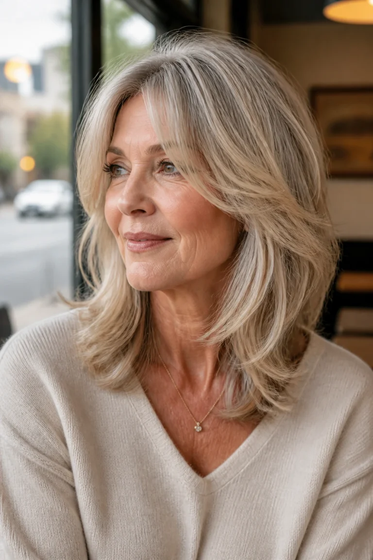 17 Wavy Shag Haircuts for Older Women