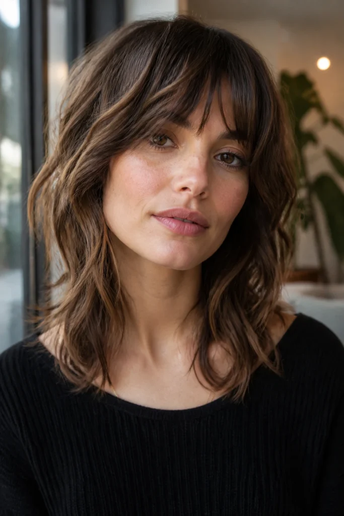 20 Long Choppy Haircuts for Lived-In Soft Texture