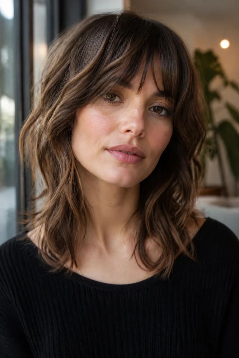 20 Long Choppy Haircuts for Lived-In Soft Texture