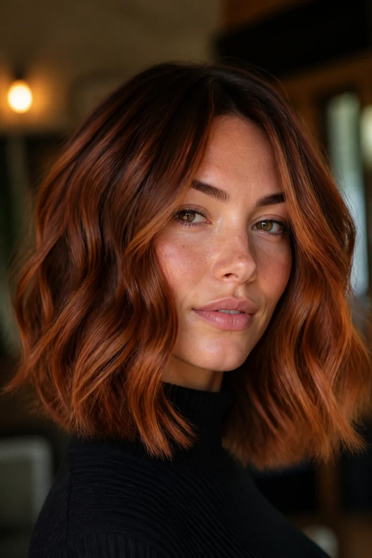 19 Red Hair Looks for Wavy Hair