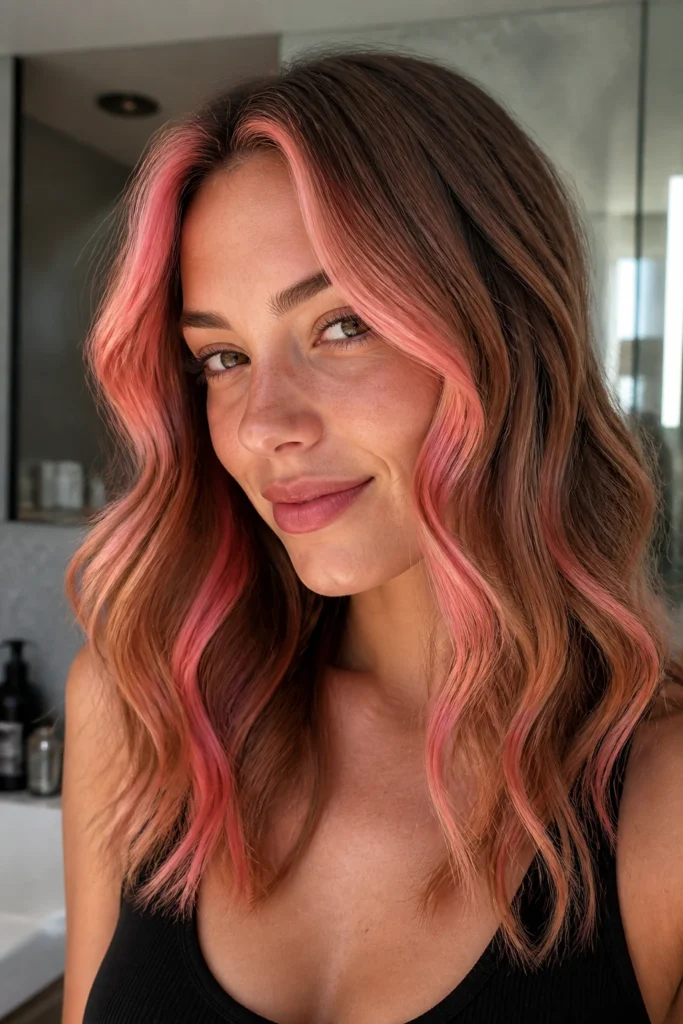 35 Money Piece Looks for Wavy Hair