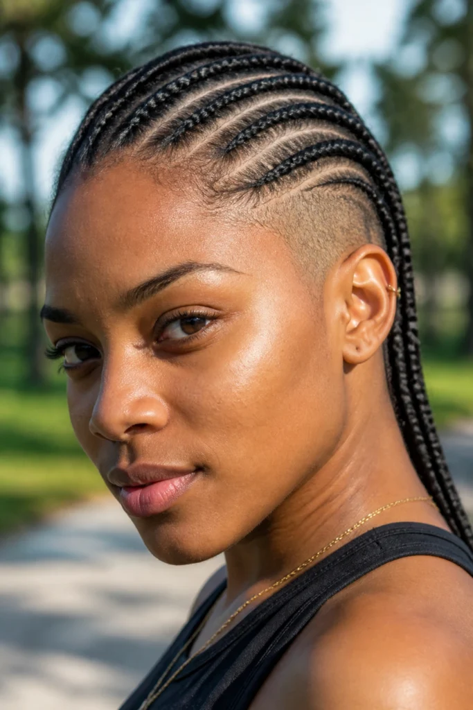 28 One-Side Shaved Hairstyles for Black Hair