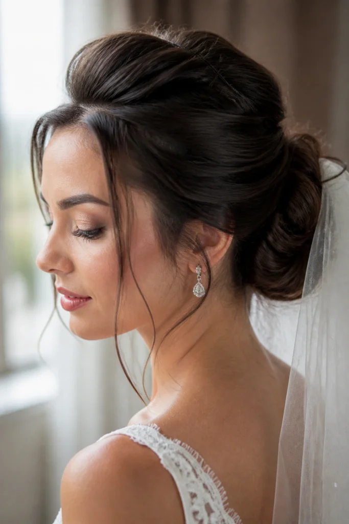 19 Messy Buns for Brides