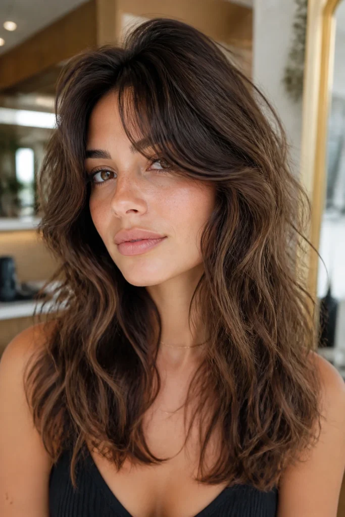 28 Wolf Shag Haircuts for Long Wavy Hair