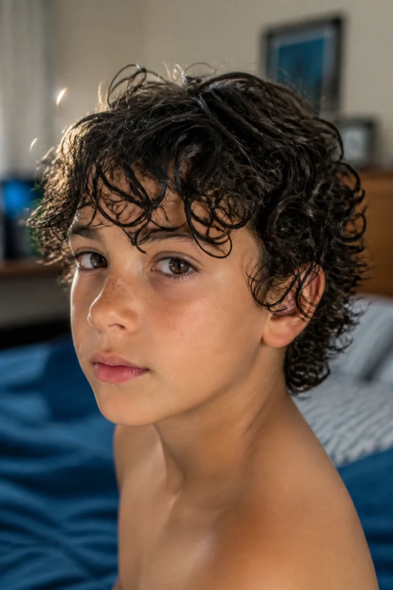 27 Long Curly Hairstyles for Boys