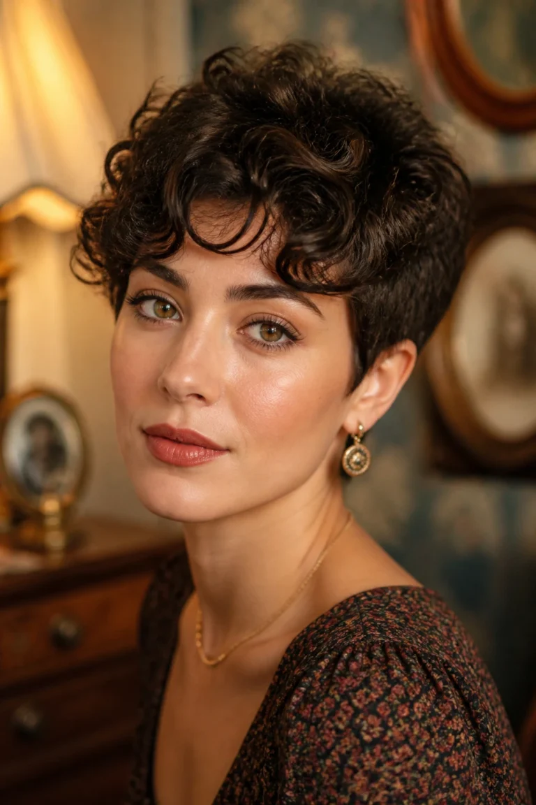 28 Pixie Cuts for Curly Hair With a Vintage Vibe