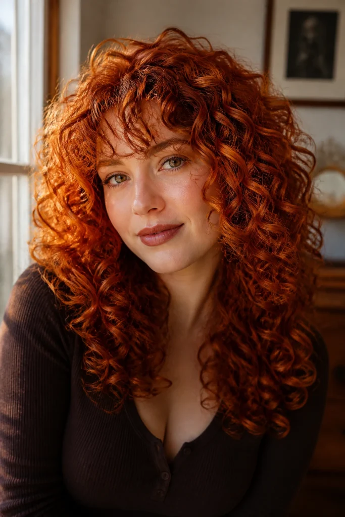 20 Red Hair Color Ideas for Curly Hair