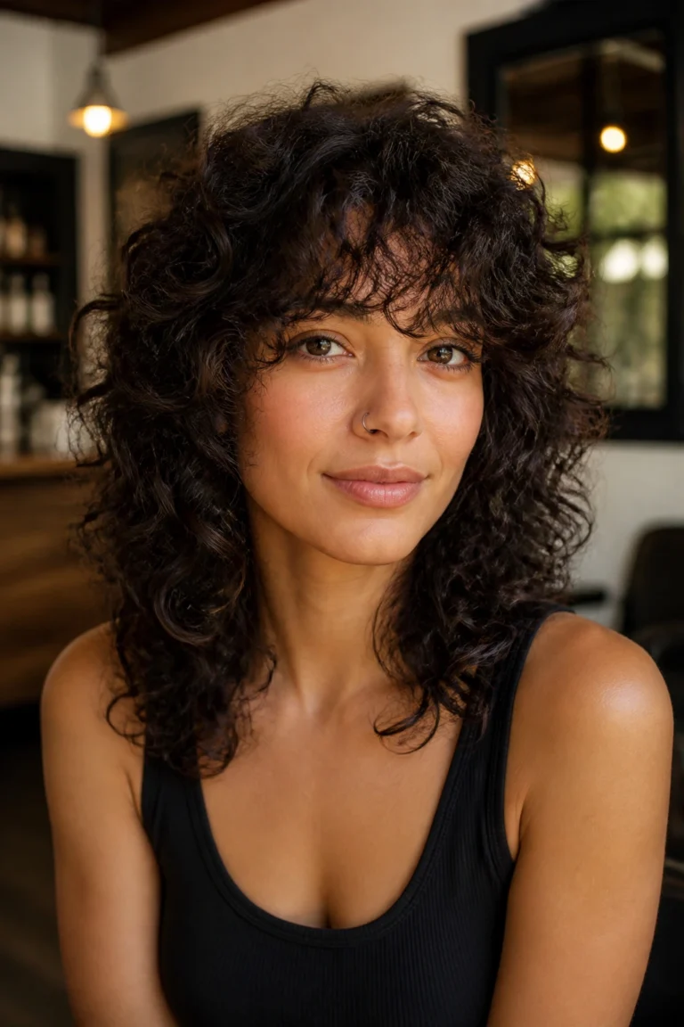 28 Shag Haircuts for Thick Curly Hair