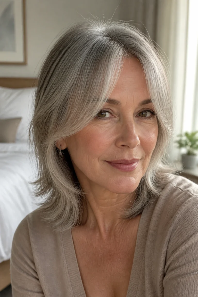 19 Bang Styles for Thin Hair Over 50