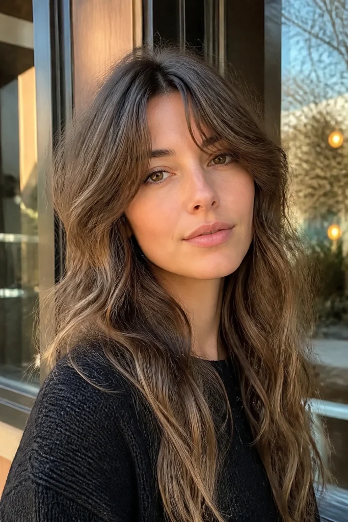 38 Long Shaggy Wolf Cuts for Wavy Hair