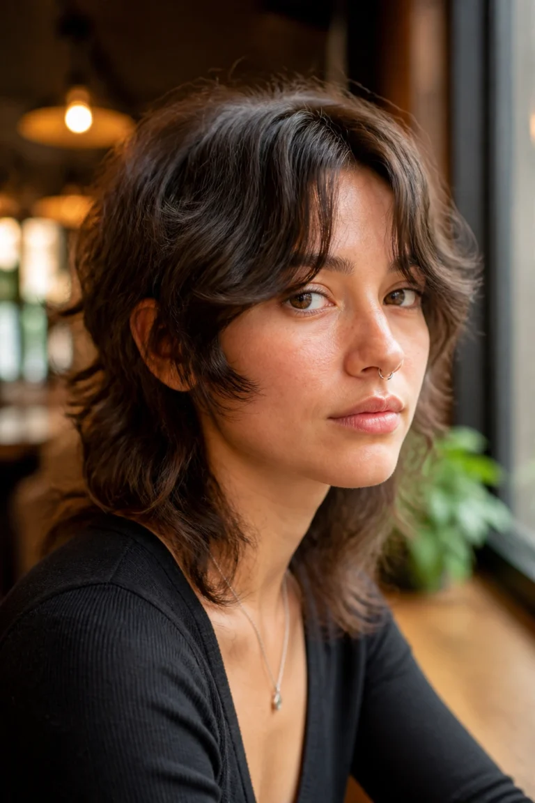 33 Short Mullet Hairstyles for Wavy Hair