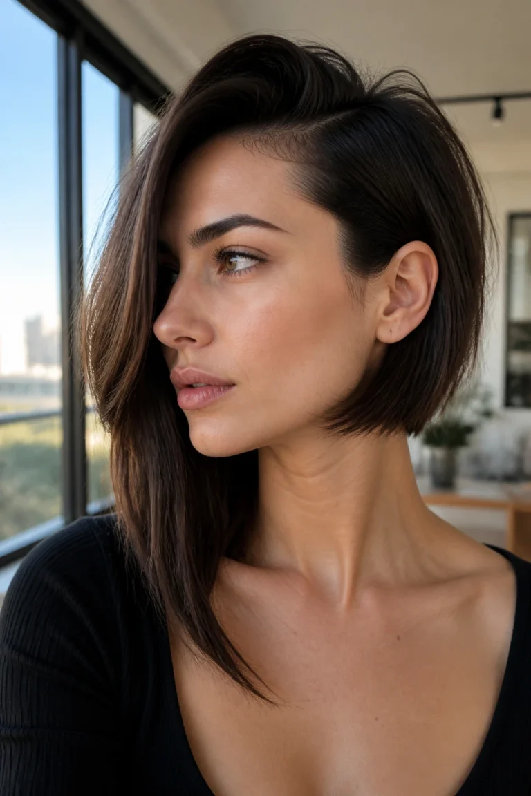38 Asymmetrical Bobs for Long Hair