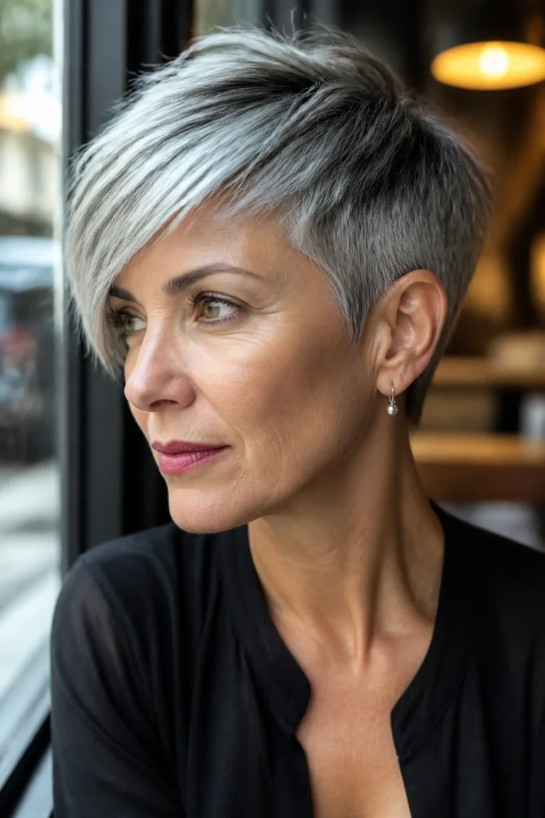20 Gray Pixie Cuts for a Modern Silver Look